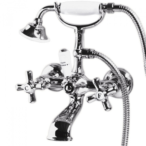 Devon&Devon City Смеситель для ванны, цвет: хром