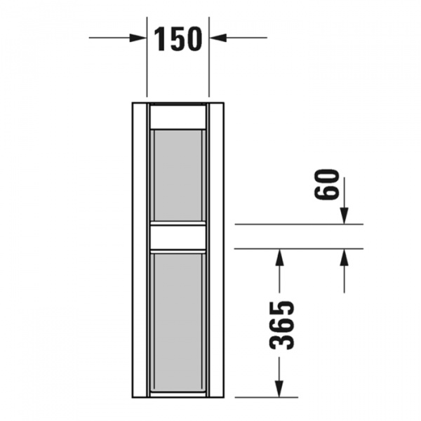 DURAVIT Happy D.2  Пьедестал для раковины   (231680,231665,231660), цвет: белый.