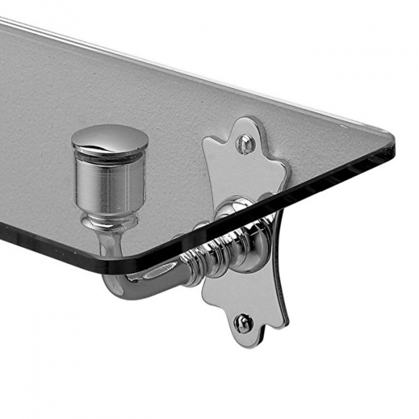 Devon&Devon Mayfair Полочка стеклянная, подвесной, цвет: хром