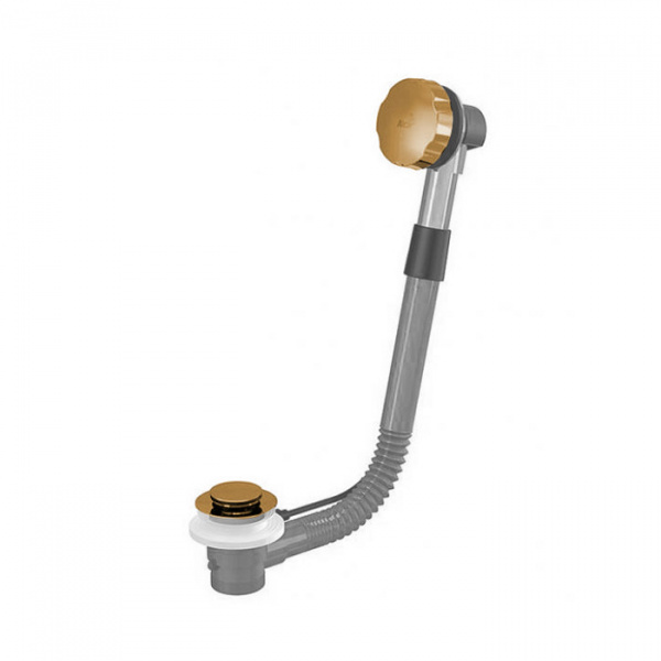 Nicolazzi Complementi Слив-перелив (автоматический) для ванны, цвет: золото 24к