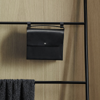 Burgbad Coco Стеллаж для полотенец 80x180 см, цвет: черный