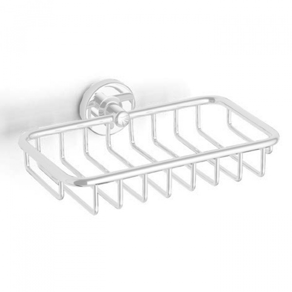 Bertocci Cinquecento Полка-сетка для душа 22х3х12 см, подвесная, цвет: белый матовый