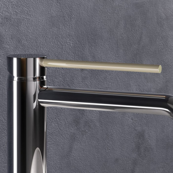 Gattoni Circle One Накладка на ручку смесителя для раковин и биде, цвет: Tortora