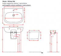 Artceram TEN Раковина 65х51 см, 1 отв., цвет: белый