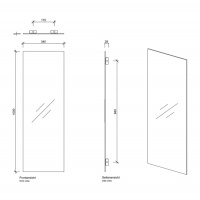 Decor Walther Space 034100 Зеркало 34x100см