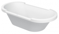 Ванна акриловая Duravit Starck 190x90 овальная, встраиваемая