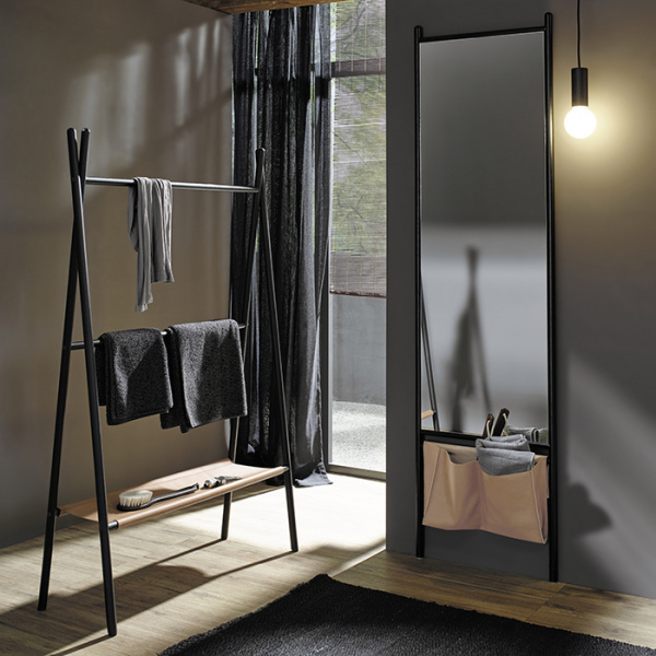 Burgbad Mya Полотенцедержатель 100x150 см, черный