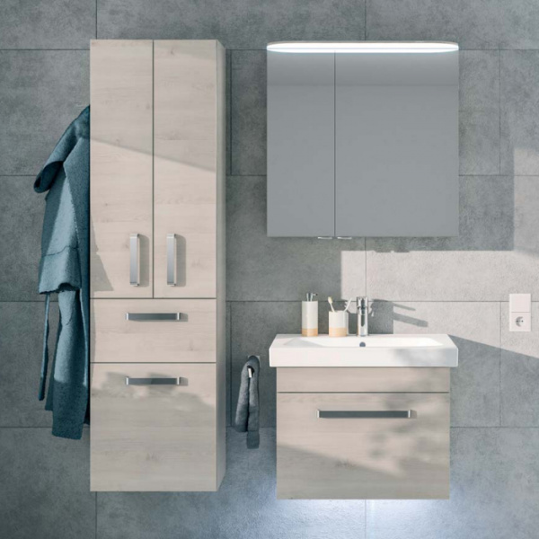 Pelipal Pineo Комплект мебели с зеркальным шкафчиком, 65см, Цвет: пиния Ида