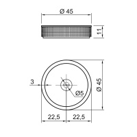 Antonio Lupi Pixel Раковина 45х45 см, без отв., накладная, цвет: Marmo Carrara