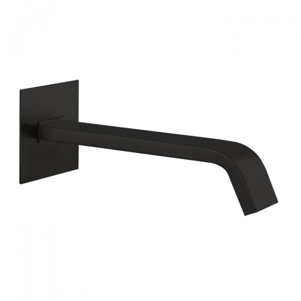 Gessi Rettangolo XL Настенный излив 207мм, для монтажа с удаленным управлением, цвет: Black XL