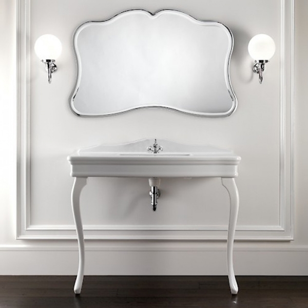 Devon&Devon Colette Декоративная структура 109х37см., с раковиной с 1отв. под смеситель , цвет: белая керамика