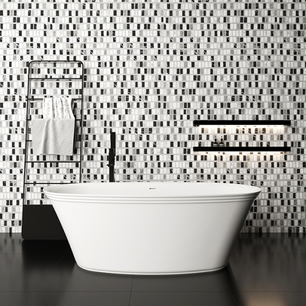 TW collection Ванна отдельностоящая 170х80х61см., с переливом