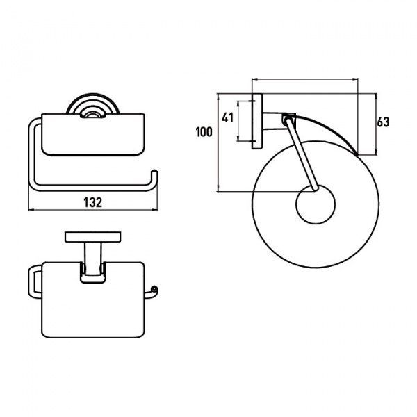 Emco Polo Держатель туалетной бумаги, подвесной,  цвет: хром