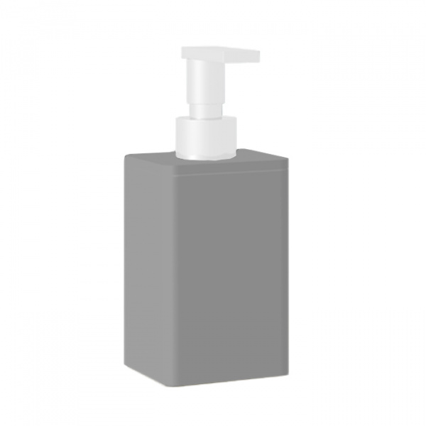 Bertocci Fly Дозатор из композита, настольный, цвет: серый/белый матовый