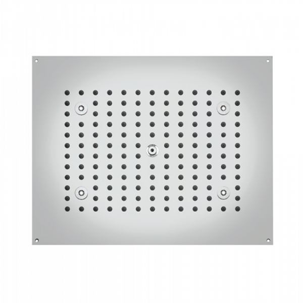 BOSSINI DREAM-RECTANGULAR Верхний душ 470 x 370 мм с 4 LED (белый), блок питания/управления, цвет: хром