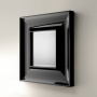 Devon&Devon Black Jack Зеркало 80х80 см, цвет: черный