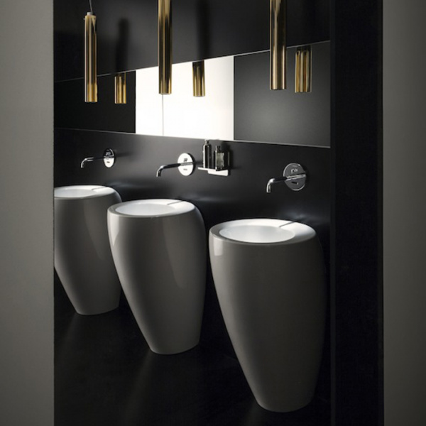 Laufen Alessi One Раковина 53х53х90 см, без отв., цвет: белый