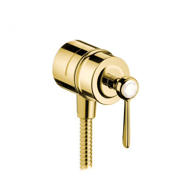 Axor Montreux Fixfit Stop шланговое подсоединение, ½ (рычажные рук.), цвет: полированное золото