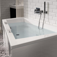 Ванна асимметричная Riho BA91005, 180х130, санитарный акрил