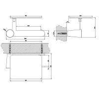 Gessi Cono Держатель т/б подвесной с крышкой , цвет: Black XL