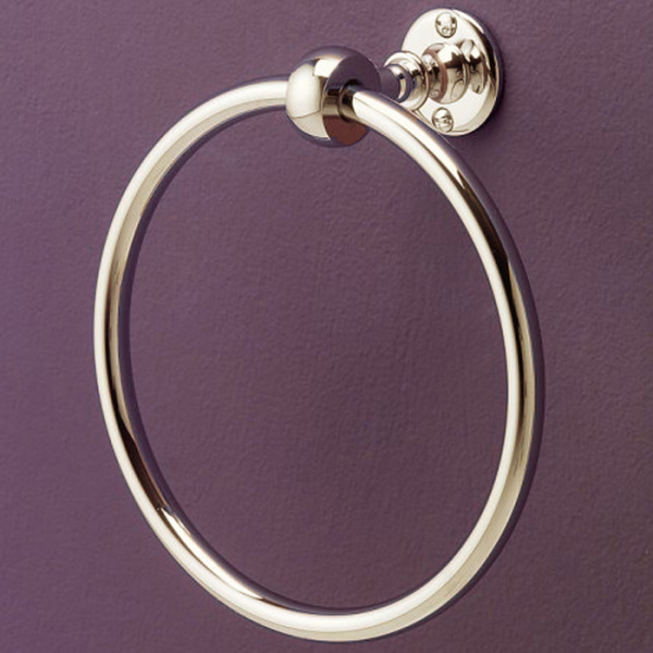 Devon&Devon First Class Полотенцедержатель кольцо 19.2см., подвесной, цвет: золото
