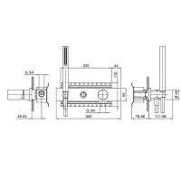 Fantini Milano Встраиваемый смеситель для душа, цвет: хром