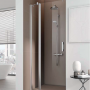KERMI Pega 1FL Душевая дверь 100х200см., серебро+klar+clean