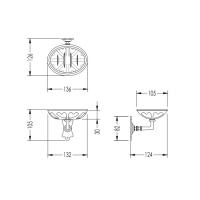 Devon&Devon Mayfair Мыльница подвесная, цвет: хром