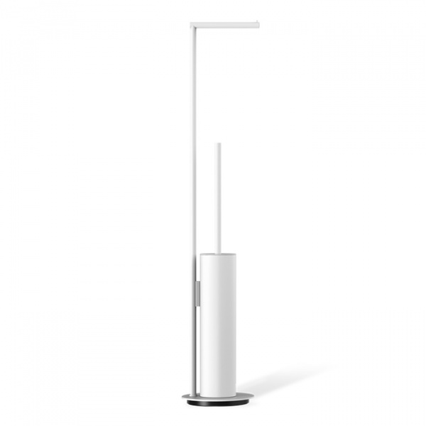 Decor Walther Mikado SBK Напольная стойка 73.5см., с ершиком и бумагодержателем, цвет: белый матовый