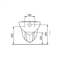 TECE TECEbase Система инсталляции для унитазов 5 в 1, с унитазом и кнопкой смыва, цвет: белый