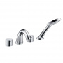 Axor Starck, Смеситель на край ванны, на 4отверстия, внешняя часть, цвет: хром