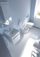 Duravit Starck 3 Биде подвесное, с перел., с 1 отв. под смес., 36x54см, Цвет: Белый