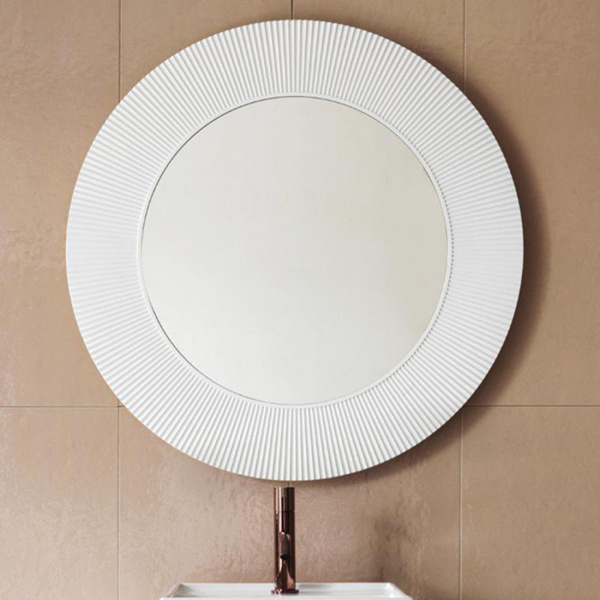 Laufen Kartell Зеркало круглое d=78см, настенное, без подсветки, цвет: белый