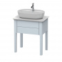 Duravit Luv База напольная, с 1 выдв. ящиком, каменной столешницей и раковиной, 743x688x450, цвет: светло-голубой шелковисто-матовый