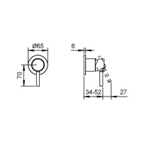 Fantini Nostromo Смеситель для душа, встраиваемый, цвет: нержавеющая сталь