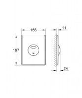 Панель смыва для унитаза Grohe Skate 38862SD0