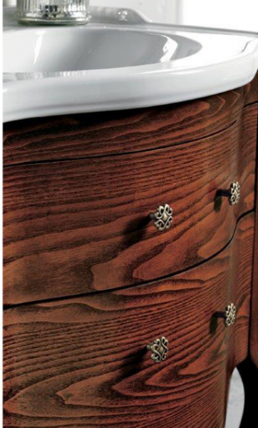 EBAN Sonia Комплект мебели 75 см с зеркалом Lusso, цвет: NOCE