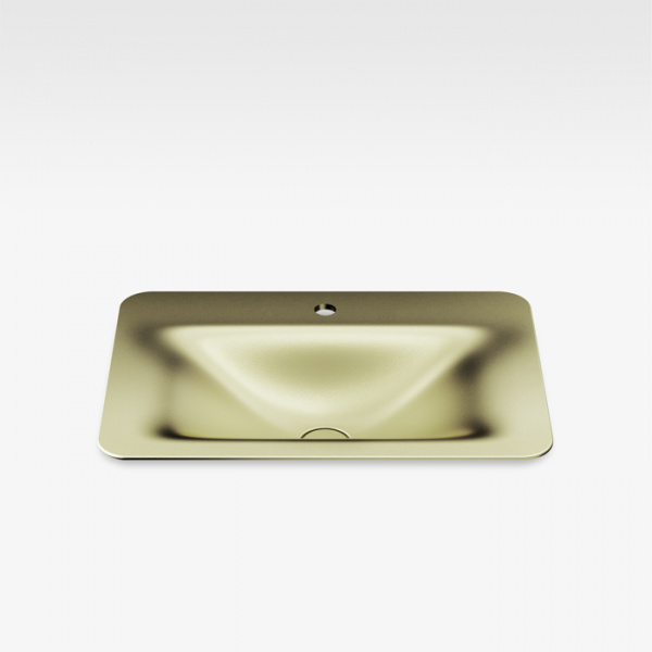 Armani Roca Baia Раковина 66x47 см, 1 отв., встраиваемая сверху, цвет: shagreen matt gold