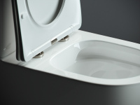 Напольный пристенный унитаз Mia Ceramica Nova белый CN1801