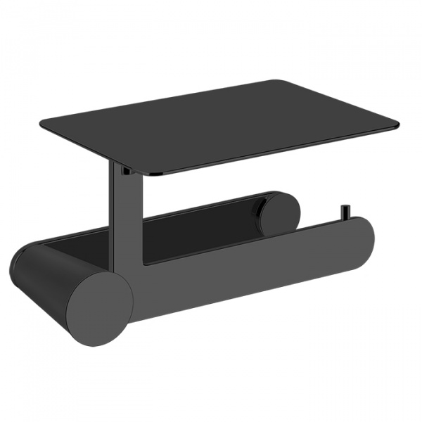 Gessi Cono Держатель т/б подвесной с крышкой , цвет: Black XL