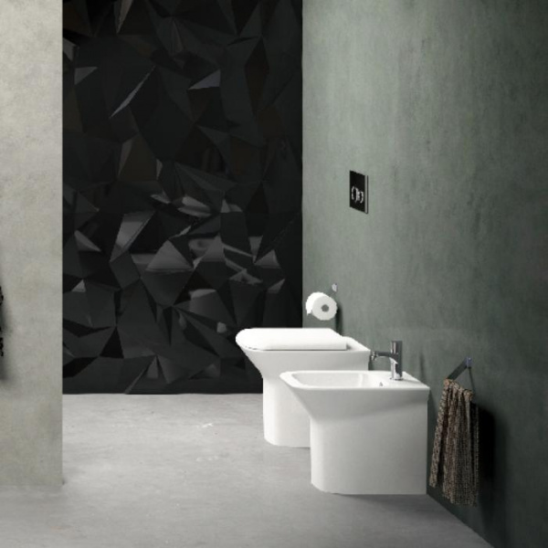 AZZURRA PRUA Унитаз напольный 52х35см, сиденье на выбор