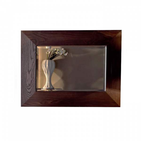 Kerasan Bentley Зеркало в деревянной раме 100х80см, цвет: темный ясень