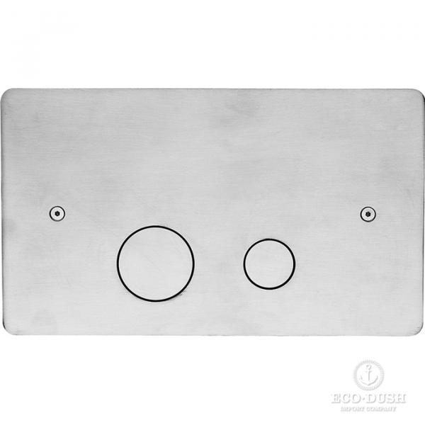 HUBER Lynox Клавиша двойного смыва, нержавеющая сталь