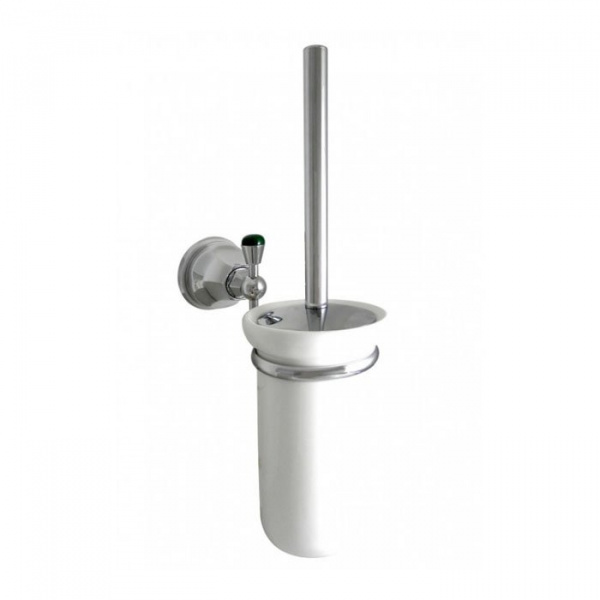 Nicolazzi Teide Chic Ершик для унитаза, украшеный камнем, подвесной, цвет: хром