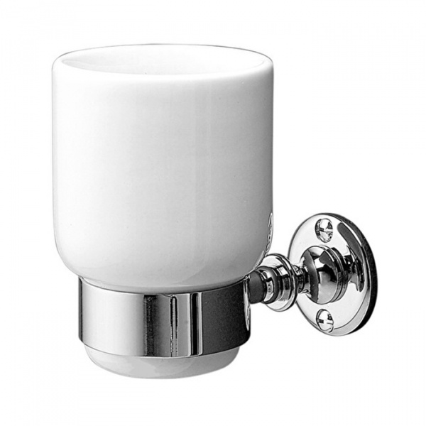 Devon&Devon First Class Стакан подвесной, цвет: хром/белый