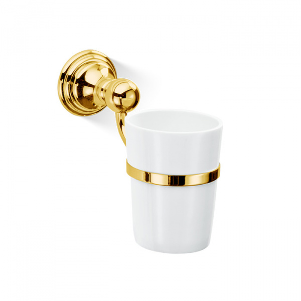 Decor Walther Classic WMG Стакан подвесной, фарфор, цвет: золото