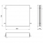 Emco Asis prime Встраиваемая рама для зеркального шкафа, 82.2xH72.2см
