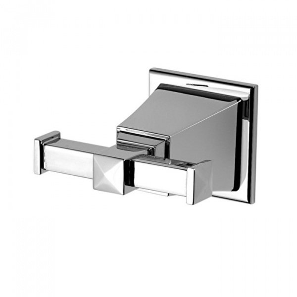 Devon&Devon Time Крючок двойной, подвесной, цвет: хром