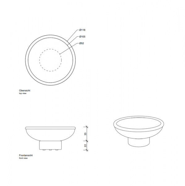 Decor Walther Crack STS Мыльница настольная, французское стекло Craquele, цвет: хром