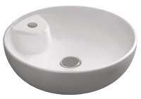 a-Uno Раковина настольная D=450 мм с 1 отверстием под смеситель и без донного клапана